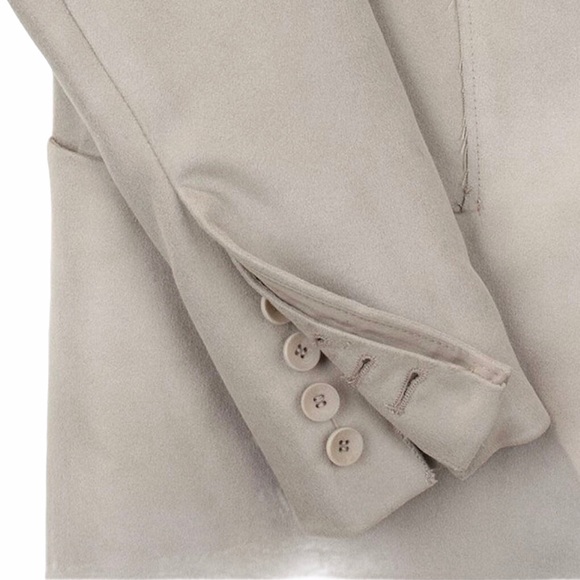 HELMUT LANG Crombie Moleskin Funnel Neck Coat XS - Picture 8 of 10